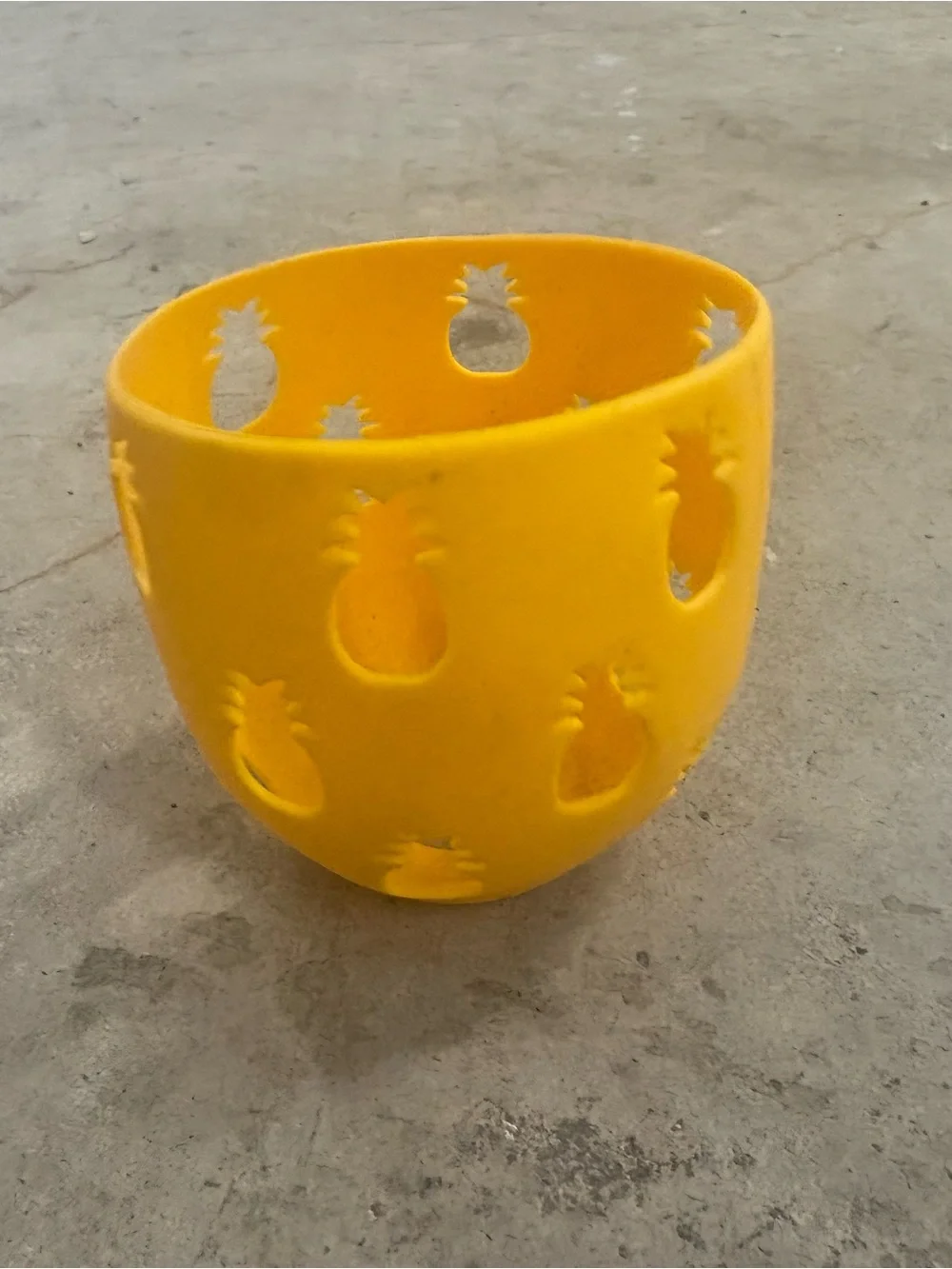 Drink Holder for Outdoors Tropical Pineapple Theme